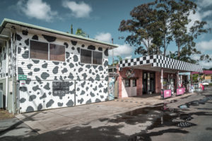 Australia, Queensland, On the Road, Gas Station and Roadside Shops Australia, Queensland, On the Road, Gas Station and Roadside Shops